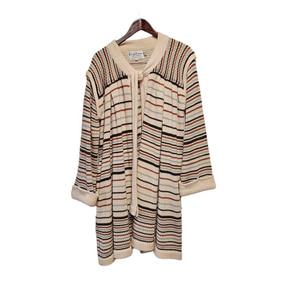 VINTAGE KIMLON Kimono Toe Cardigan Sweater LARGE RBK Importers‎